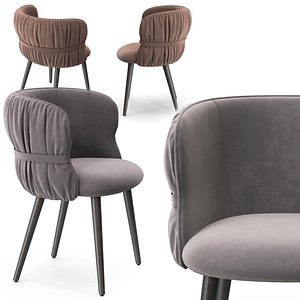 3D potocco coulisse armchair model