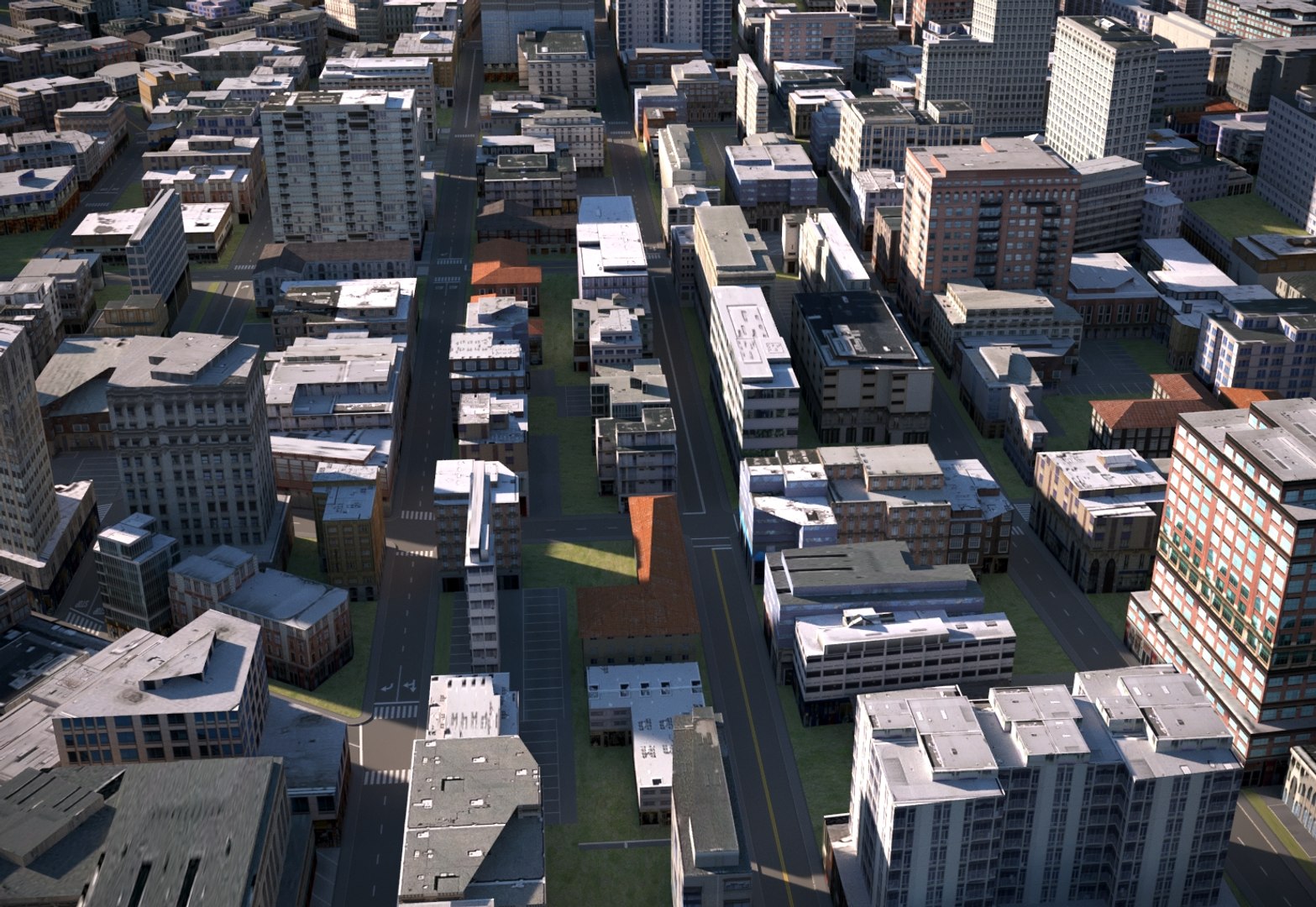 3D City Cityscape - TurboSquid 1456661