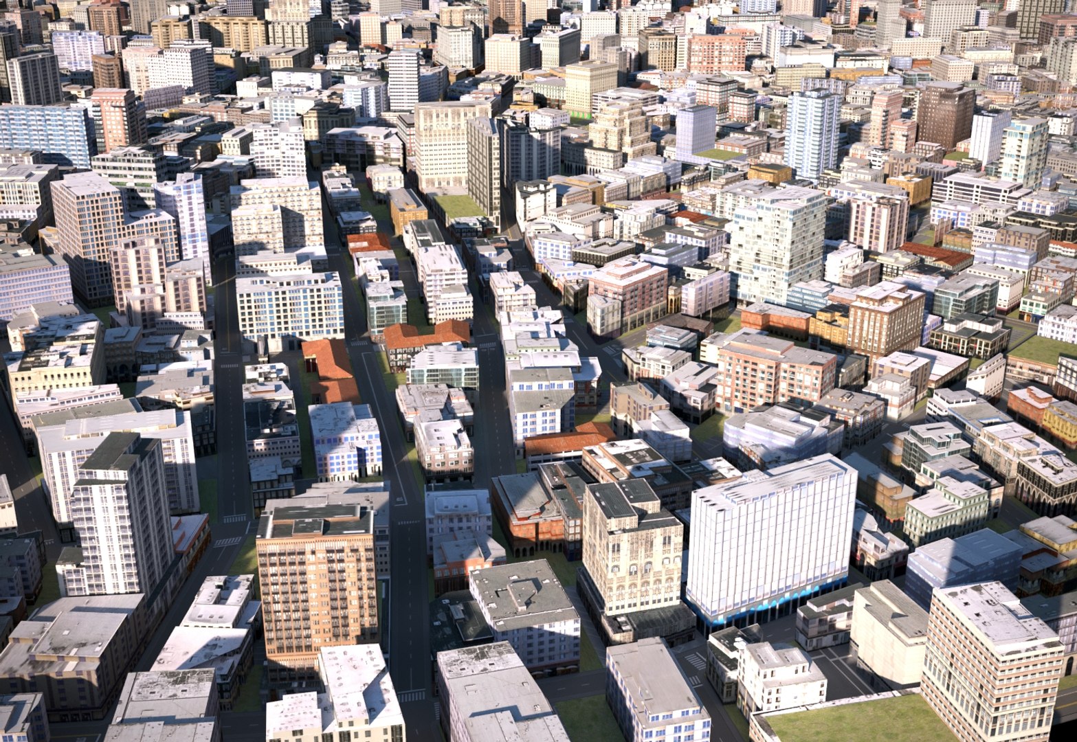 3D City Cityscape - TurboSquid 1456661