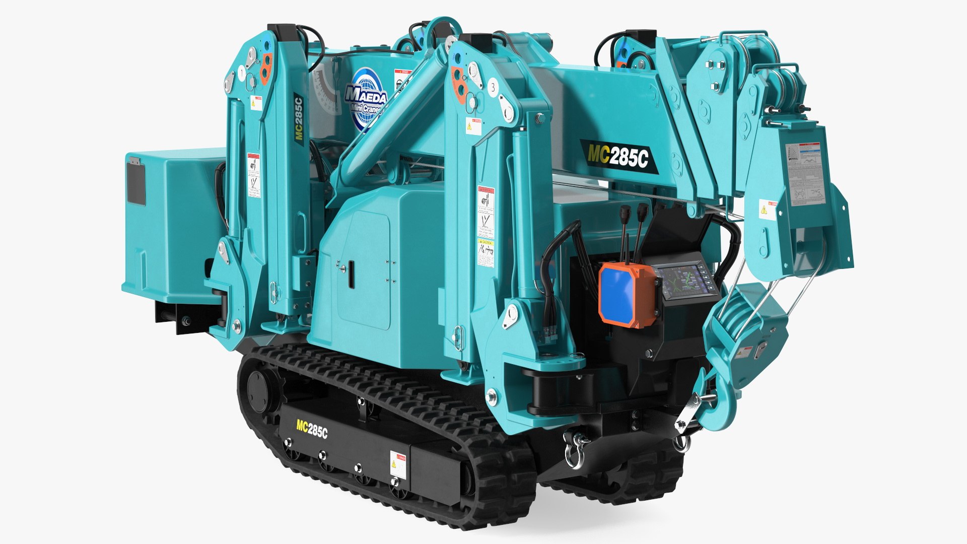 Maeda MC285C 3 Spider Mini Crane Folded 3D model preview