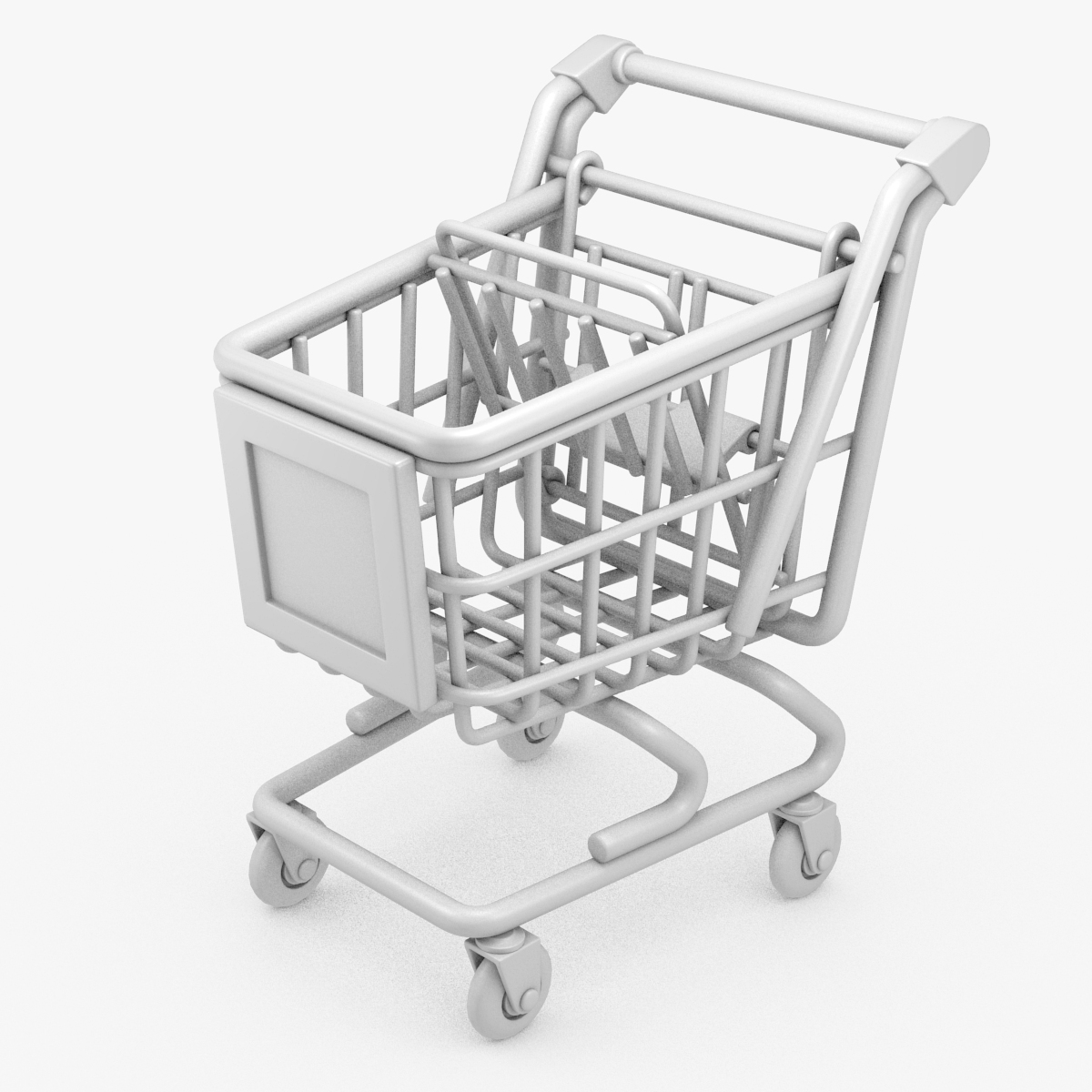 shopping cart 3d model
