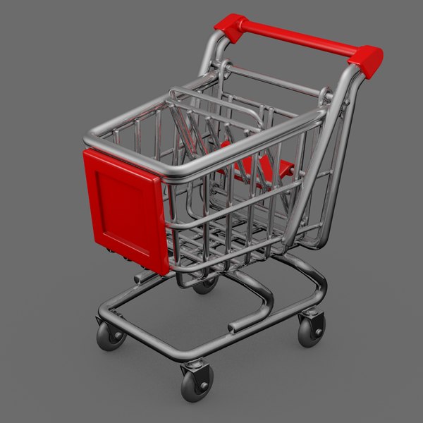 shopping cart 3d model