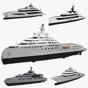 Superyachts Bundle 7 3D model