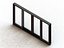 Fenêtre coulissante en aluminium 4 panneaux