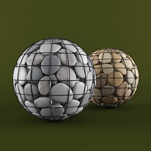 3d landscape gardens stone