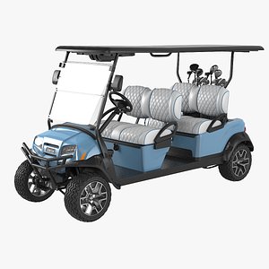 Golf Car Long With Clubs