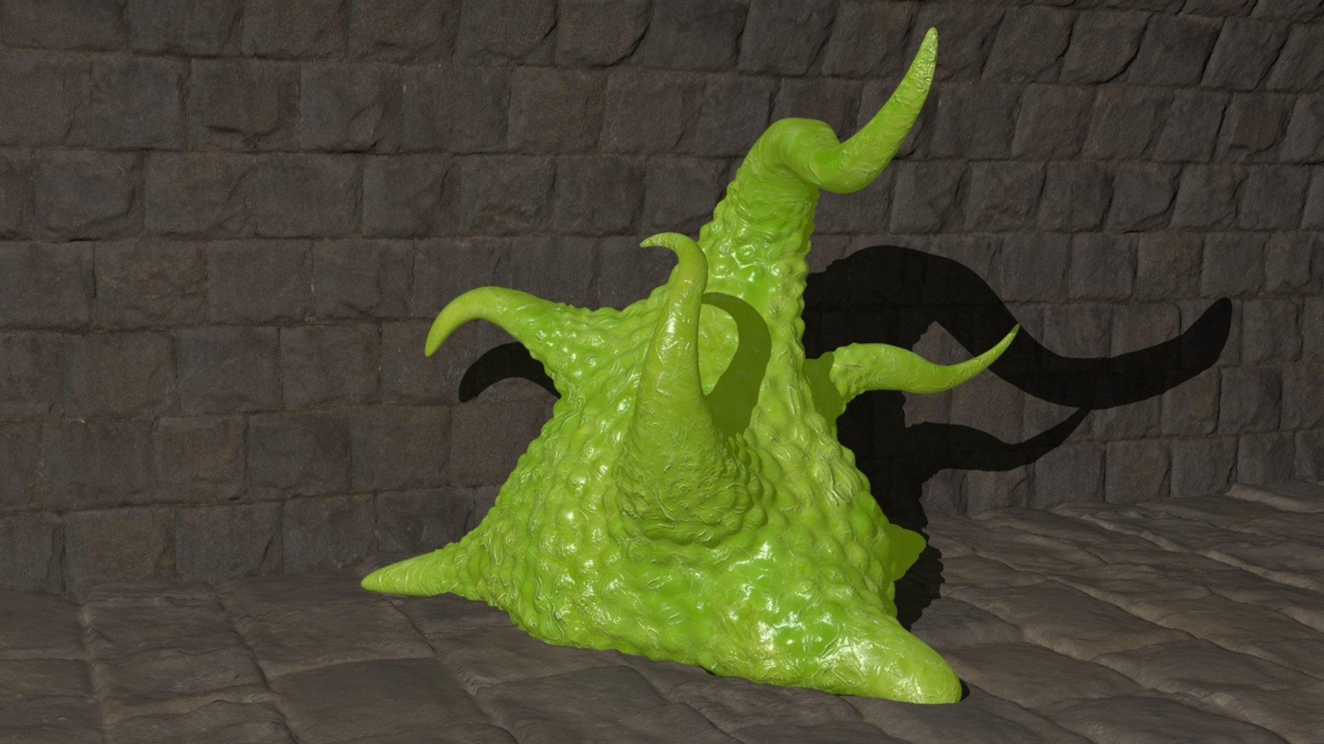 3D Rigged Slime Model - TurboSquid 1371534
