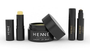Henne Organics Lip Balm 3D model