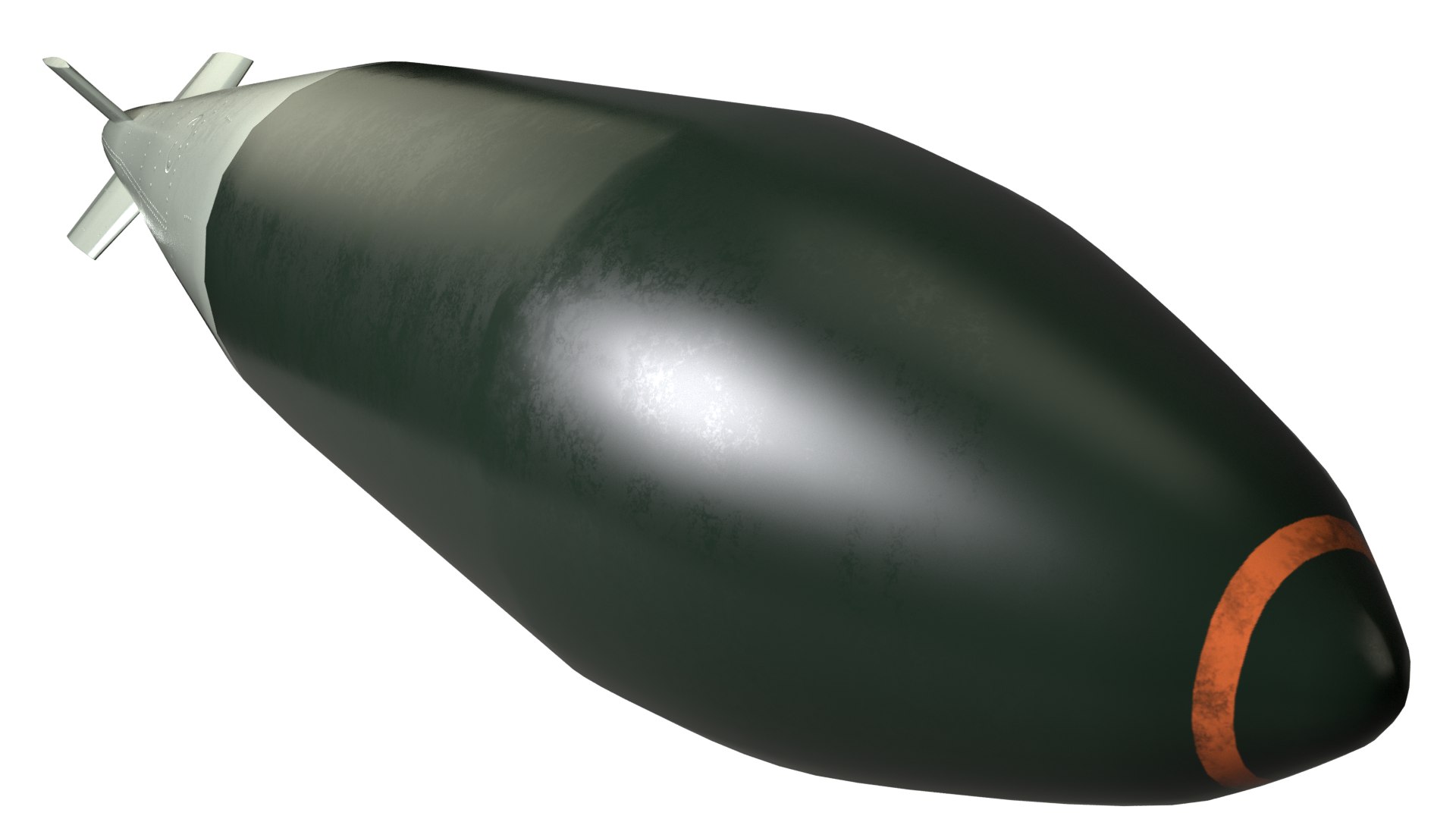 3D Tallboy Bomb Model - TurboSquid 2225480