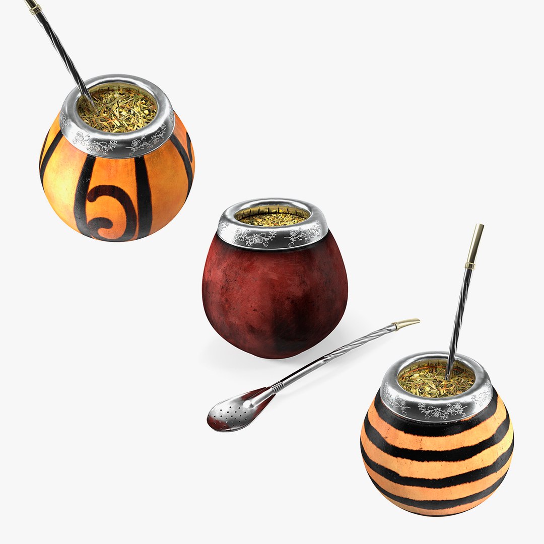 Yerba Mate Collection 3D model preview