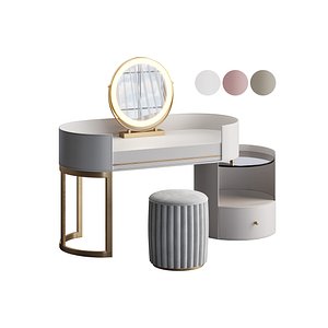 Dressing Table In The Bedroom 3D model