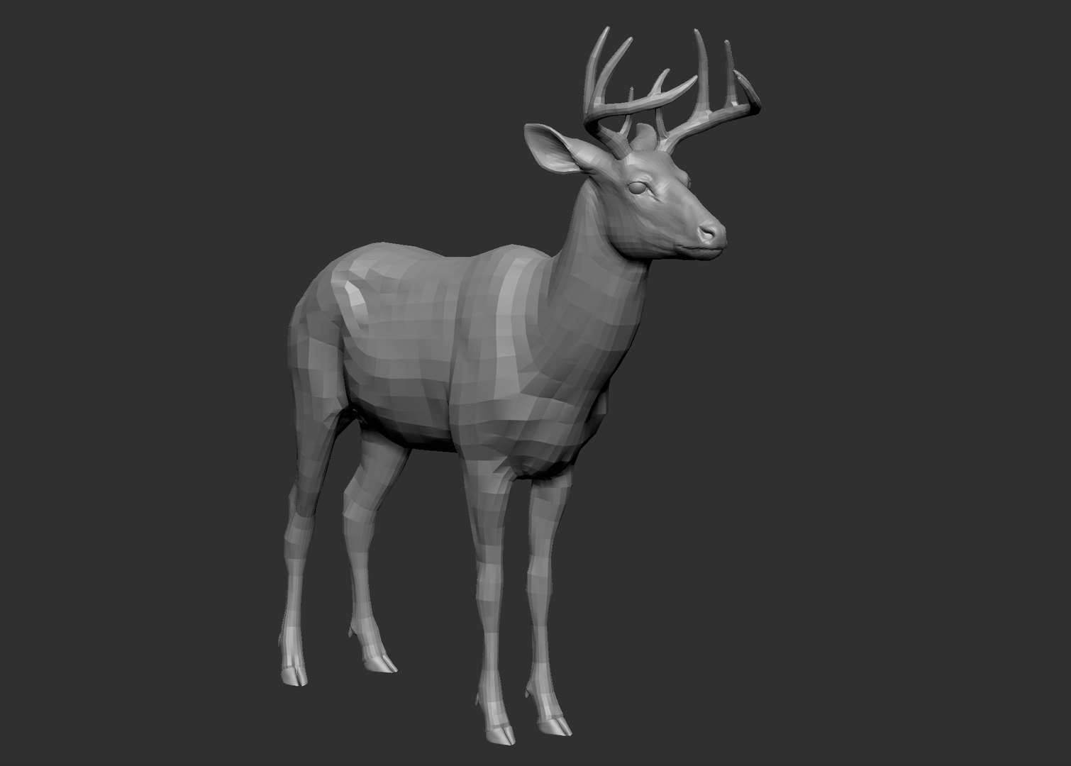 3D Model White-tailed Deer Virginia - TurboSquid 1400579