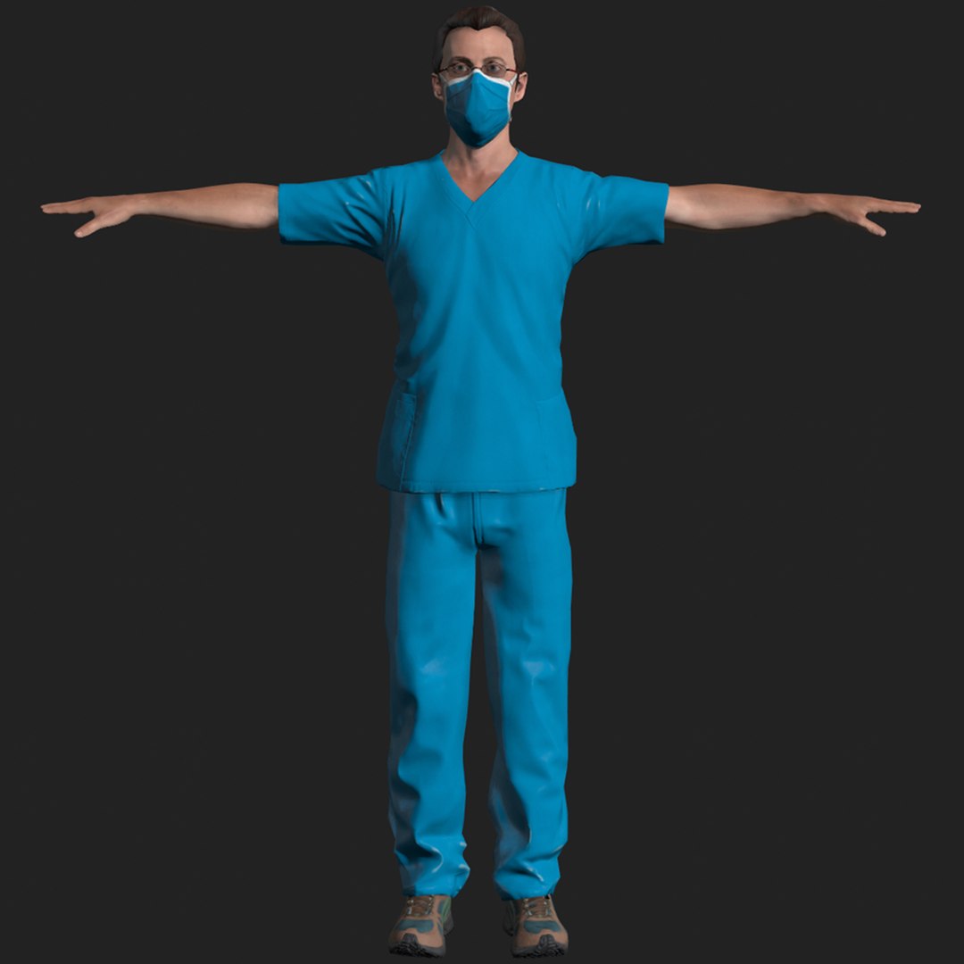 3D Doctor Male Model - TurboSquid 1662650