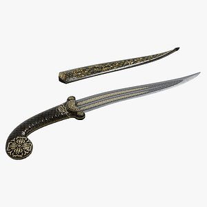 Islamic Dagger two styles model