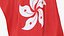 Hong Kong Cloth Flag Wall Mount1 Animated Loop