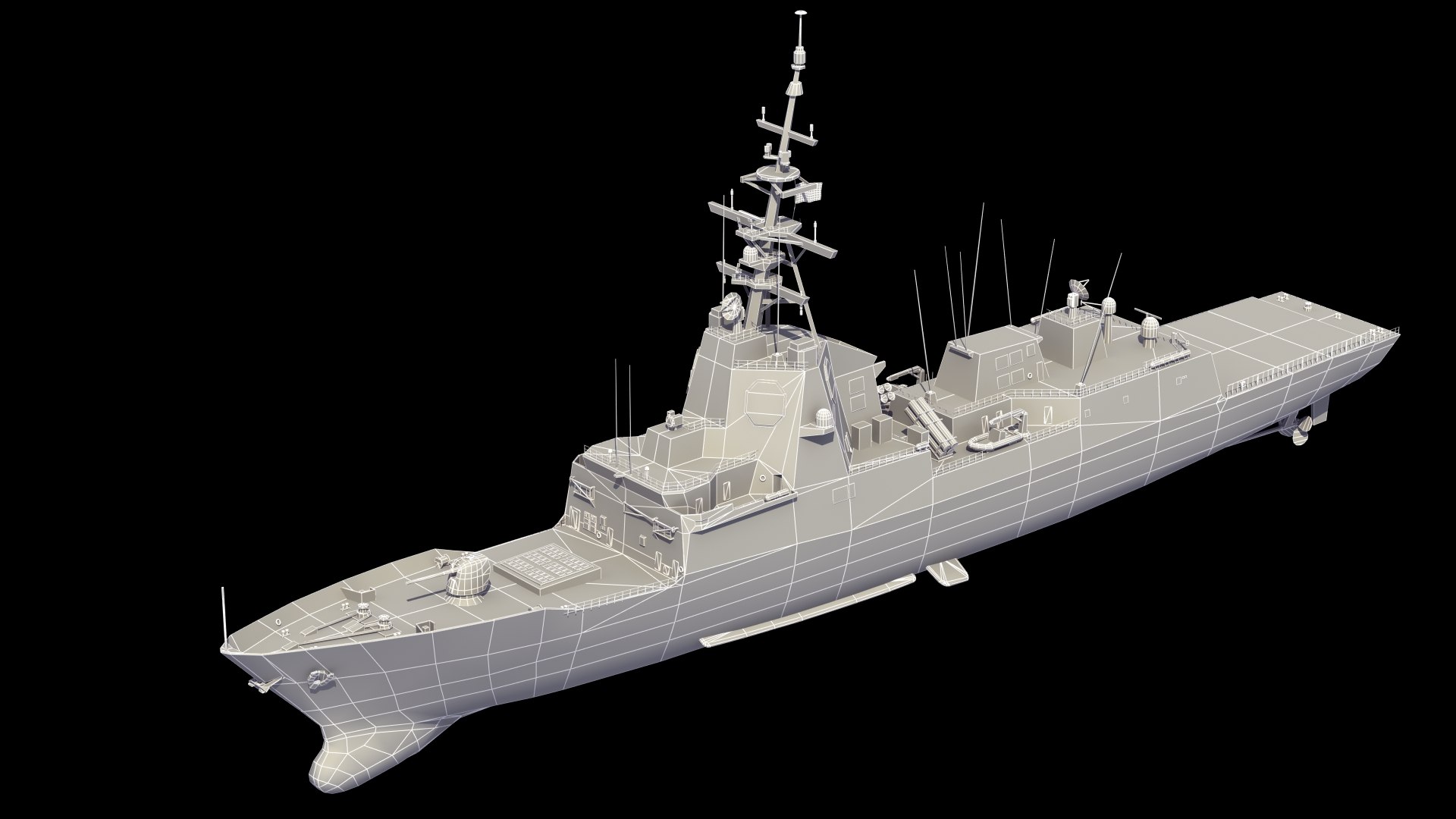 3D 3 warships model https://p.turbosquid.com/ts-thumb/4A/RYw6Am/JWkiO88X/hobart_wireframe_0070/jpg/1594743250/1920x1080/fit_q87/d8695fdc01e16a282185e44f77fd92f71874fb63/hobart_wireframe_0070.jpg
