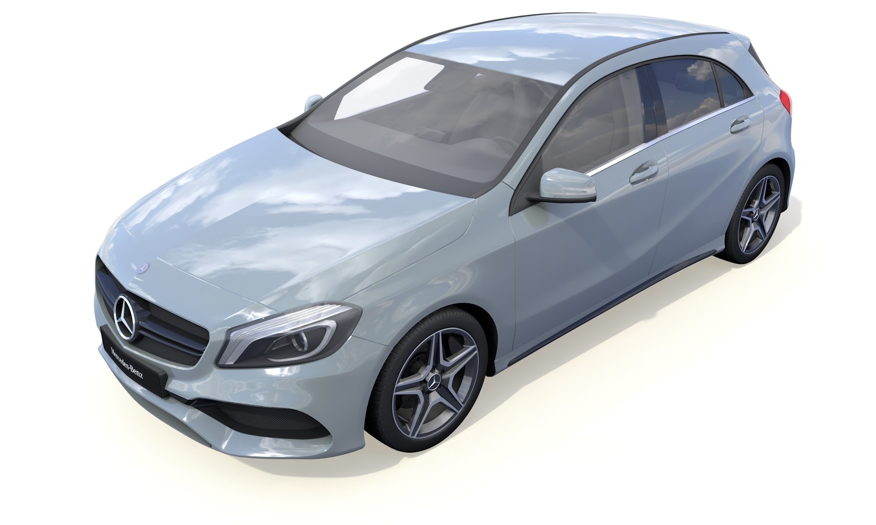 3D Mercedes-Benz A-Class model - TurboSquid 2142792