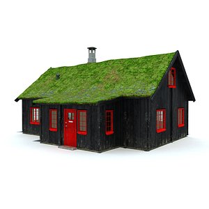 3d model faroe island house