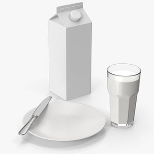 3D Dinner Set model