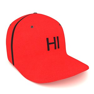 cartoon cap 3D