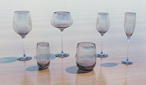 3d glasses set model