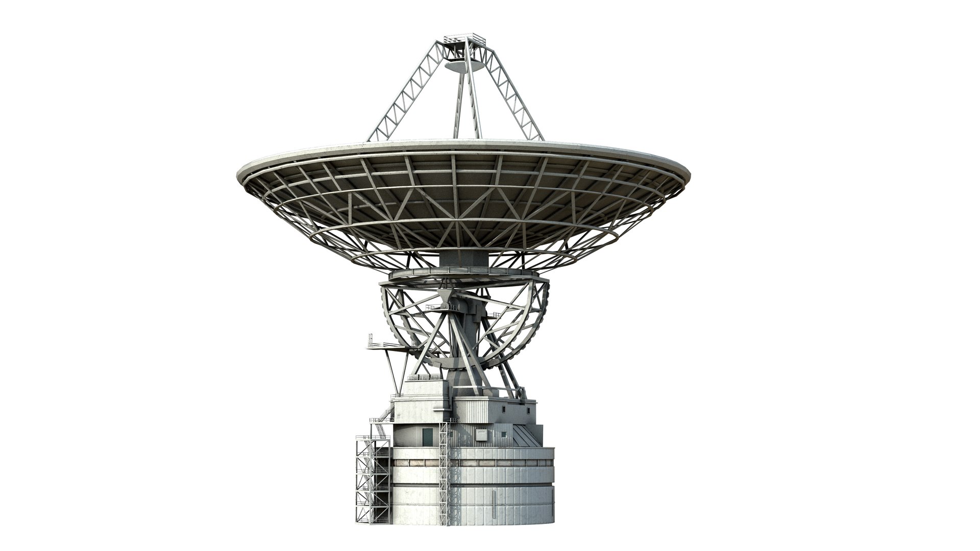 3D Deep Space Network Antenna TurboSquid 2089935