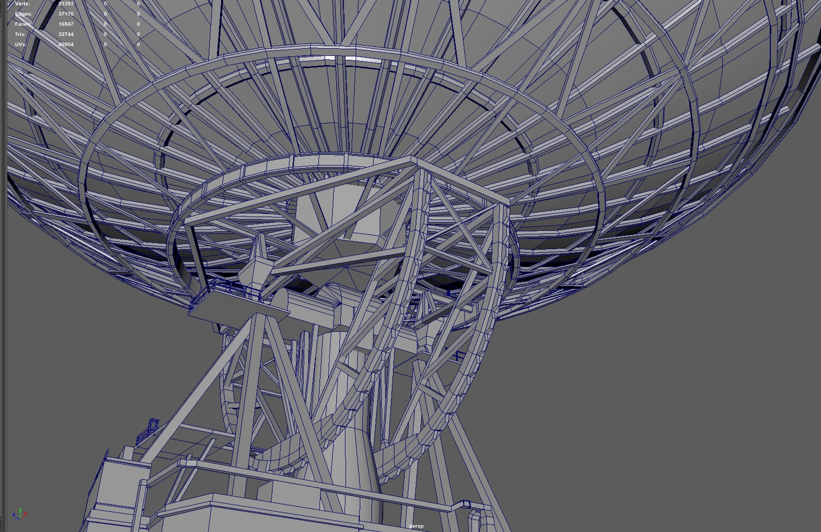 3D Deep Space Network Antenna TurboSquid 2089935