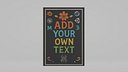 Customizable Wall-Mounted Blackboard - Regular Unframed Writing Board