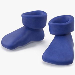 Cartoon Socks Blue
