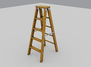 folding wood step ladder max