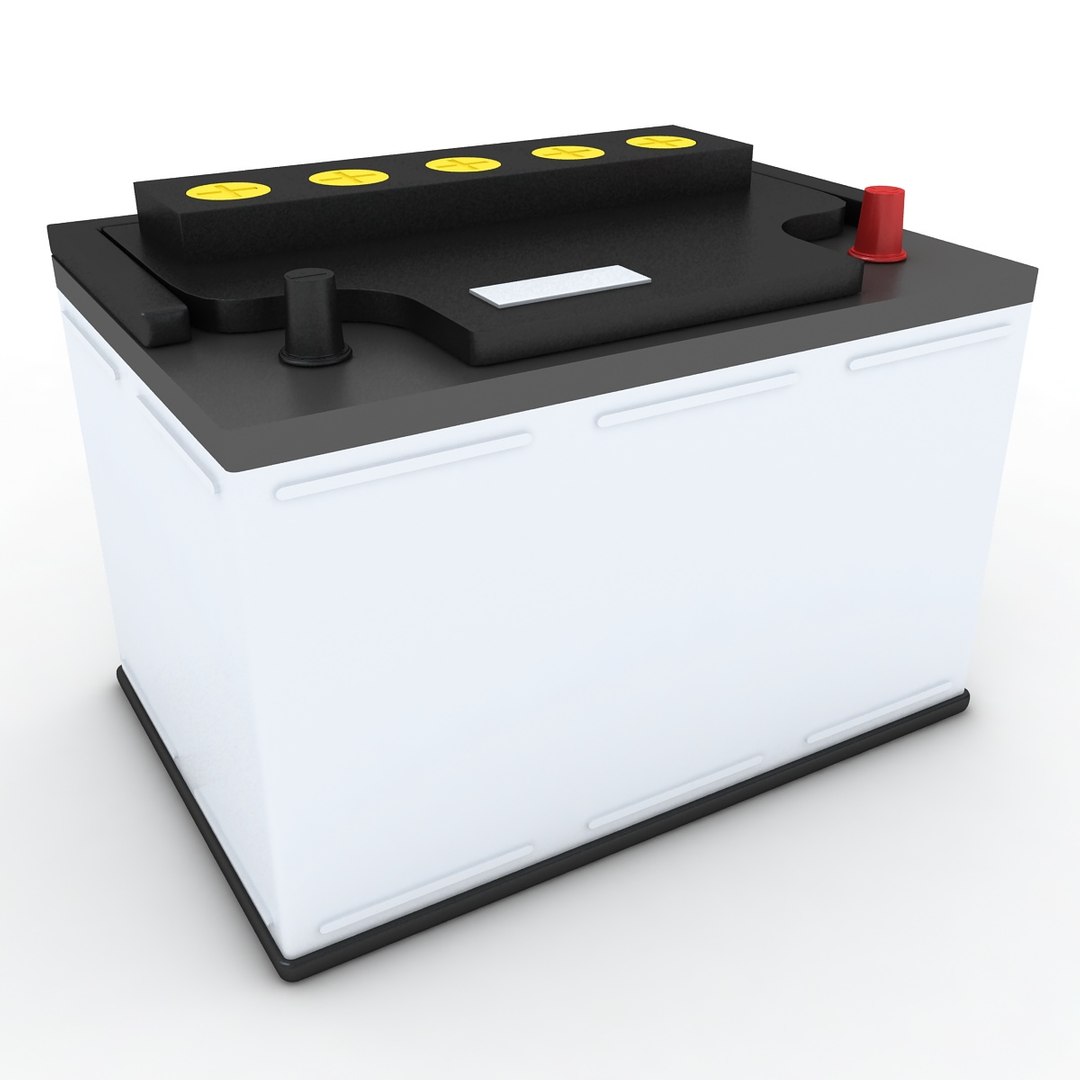 Car Battery 3D - TurboSquid 2010436