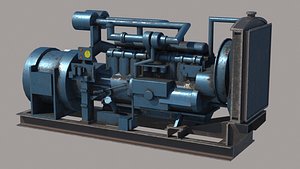 3D diesel generator pbr