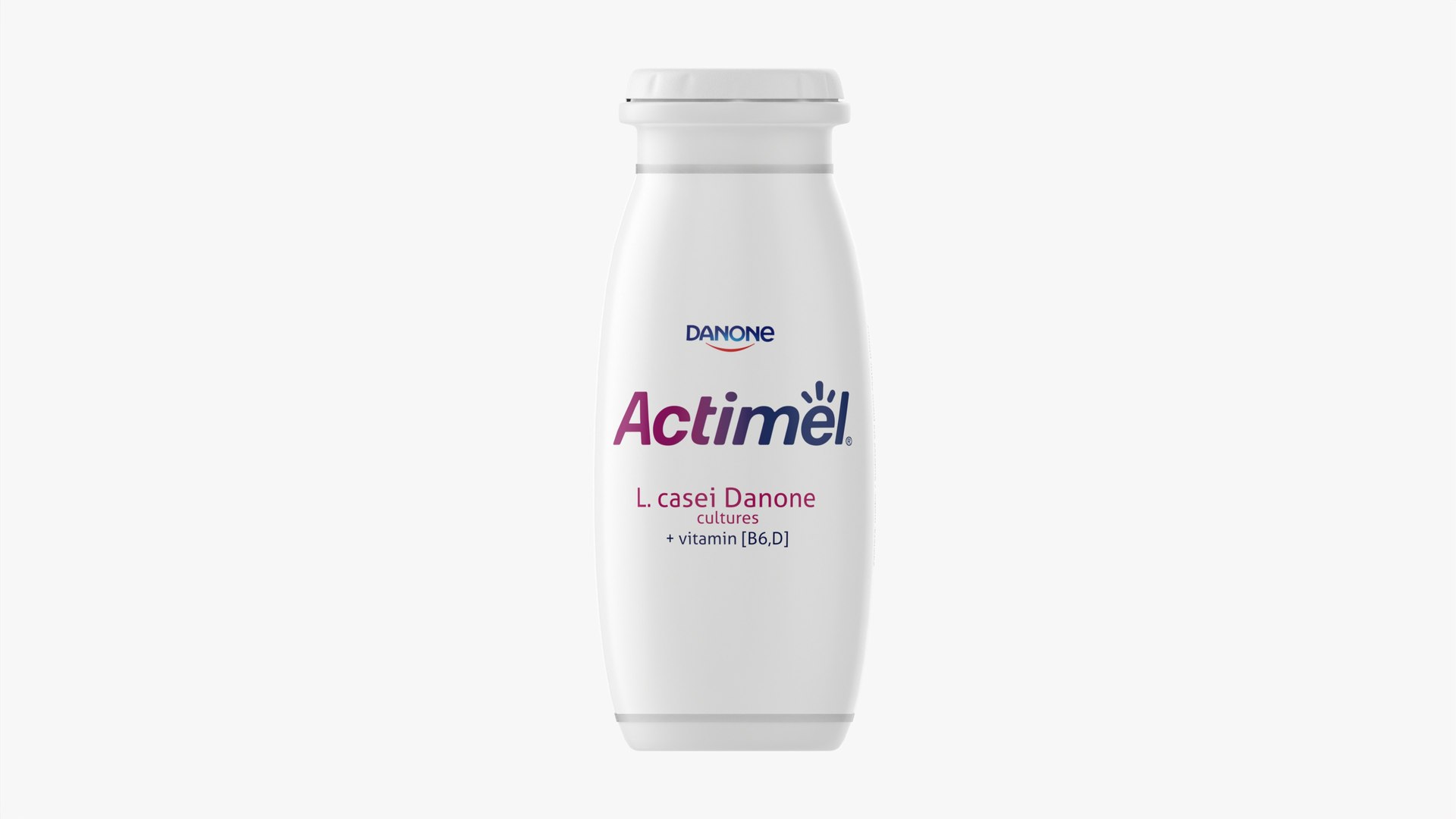 bottle Danone - Actimel TurboSquid 3D 1811698