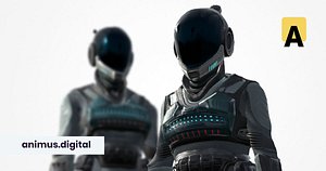 Sci-fi suit EC-1 modular pack