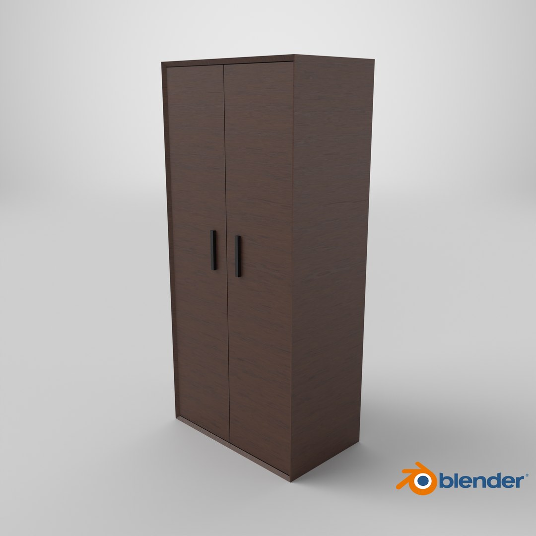 3D Low Poly 2 doors dark wood wardrobe 3D Model True Renders UV 4K PBR Textures model https://p.turbosquid.com/ts-thumb/4A/sleUxZ/oq/stemcell_blender_cycles_render/png/1780406619/1920x1080/fit_q87/a55810d955b2416cb716bd83be3a5a2e125e8450/stemcell_blender_cycles_render.jpg