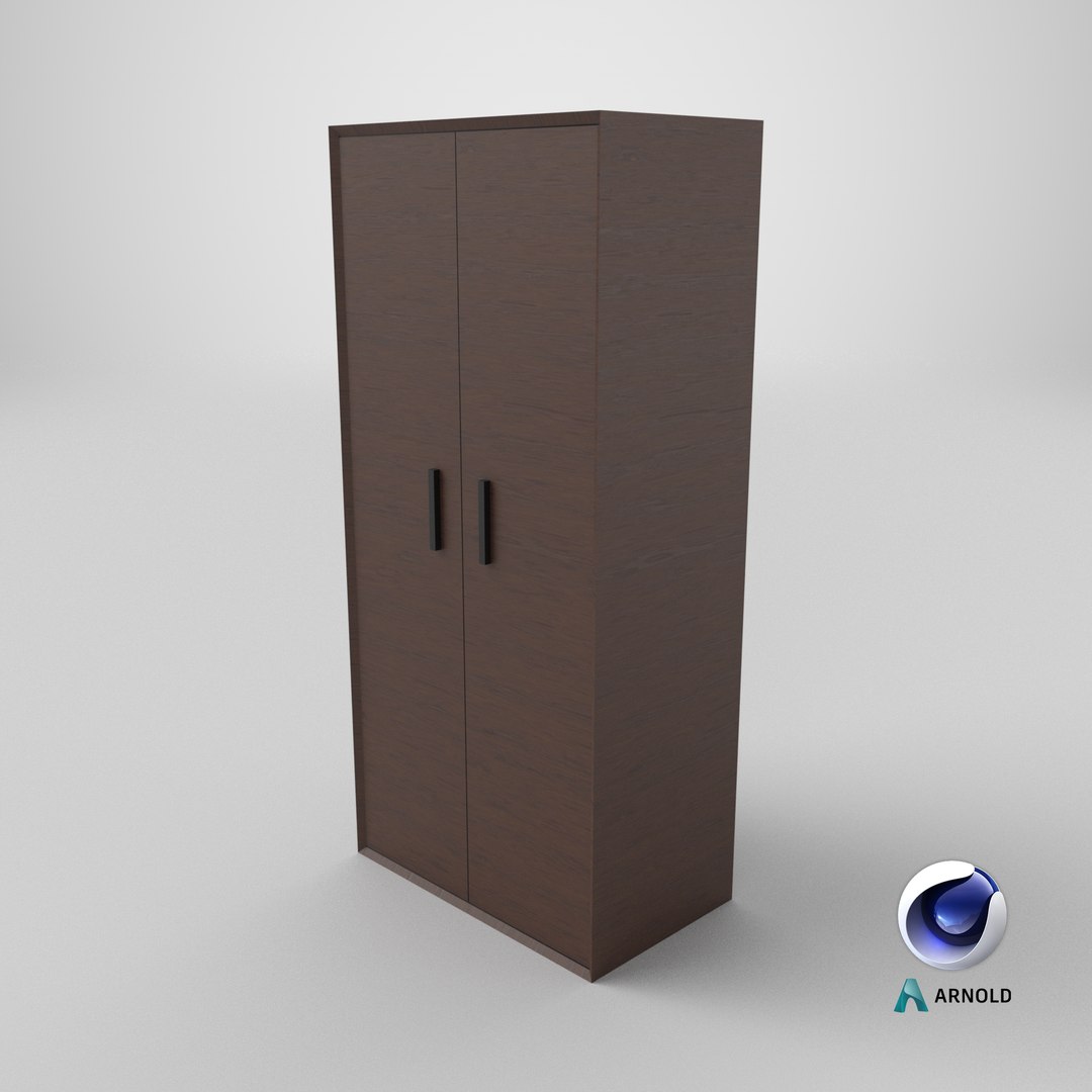 3D Low Poly 2 doors dark wood wardrobe 3D Model True Renders UV 4K PBR Textures model https://p.turbosquid.com/ts-thumb/4A/sleUxZ/ys/stemcell_cinema_4d_arnold_render/png/1780406625/1920x1080/fit_q87/c04aaed98a69cb9951821e9958e0f53cf244b3ea/stemcell_cinema_4d_arnold_render.jpg