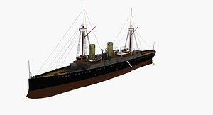 esmeralda ship 3d model
