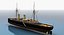 ACH Esmeralda Warship Low Poly