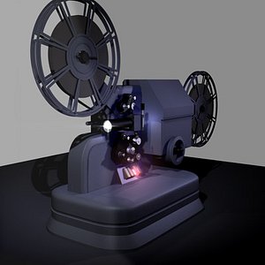 projector cinematograph 3d model