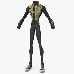 Cartoon Style Cavalry Jacket and Pants