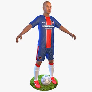 3D Soccer Player 4K2