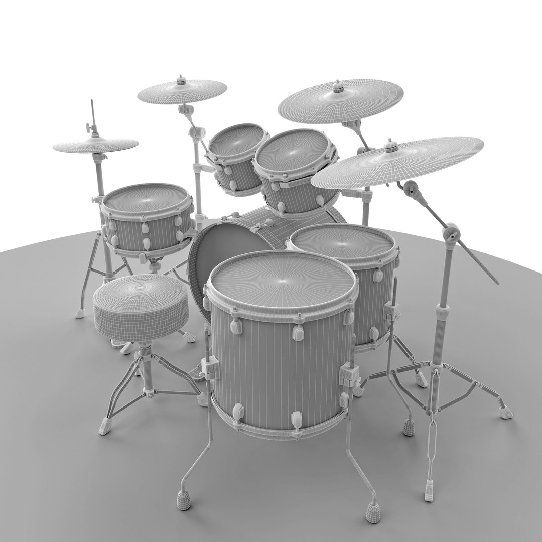 Tama Starclassic Drum Kits 3D Model - TurboSquid 1772077