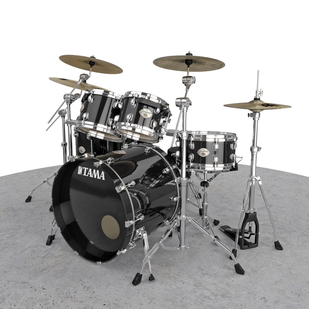 Tama Starclassic Drum Kits 3D Model - TurboSquid 1772077