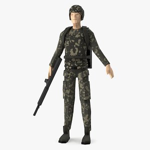 Low Poly Soldier