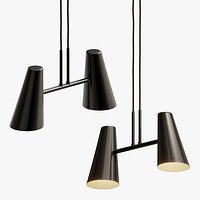 woud cono pendant lamp