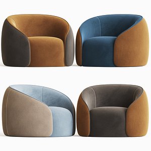 baloo armchair alivar 3D model