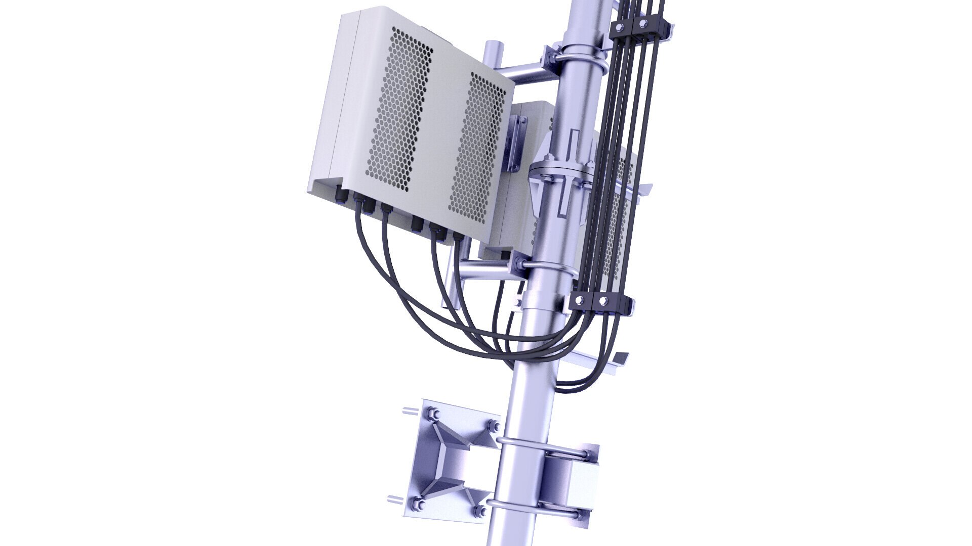3D Wall Telecom Antenna Mast 62 - TurboSquid 2398190