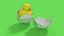 cartoon chick art 3D