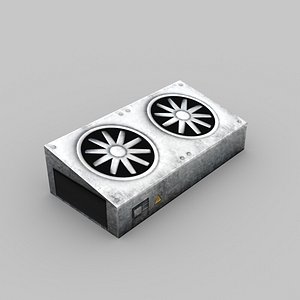 3d model ventilation unit rooftops