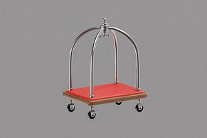 Hotel Luggage Cart 3D